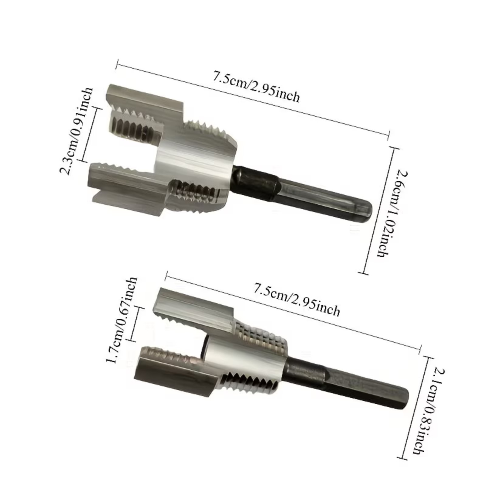 Integrated Internal & External Pipe Threading Tool Steel PVC Pipe Threader Kit