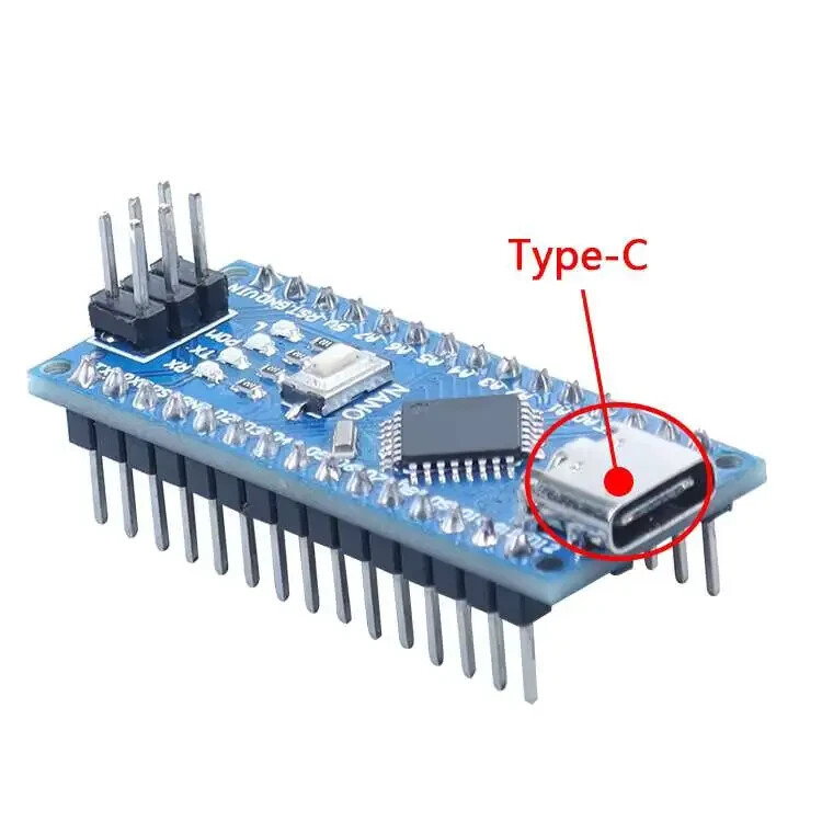 4PCs ATmega328P CH340 Type-C NANO V3.0 Module 5V 16M Development Board
