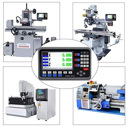TOAUTO Digital Readout 2 Axis DRO Display for Milling Lathe EDM Machine