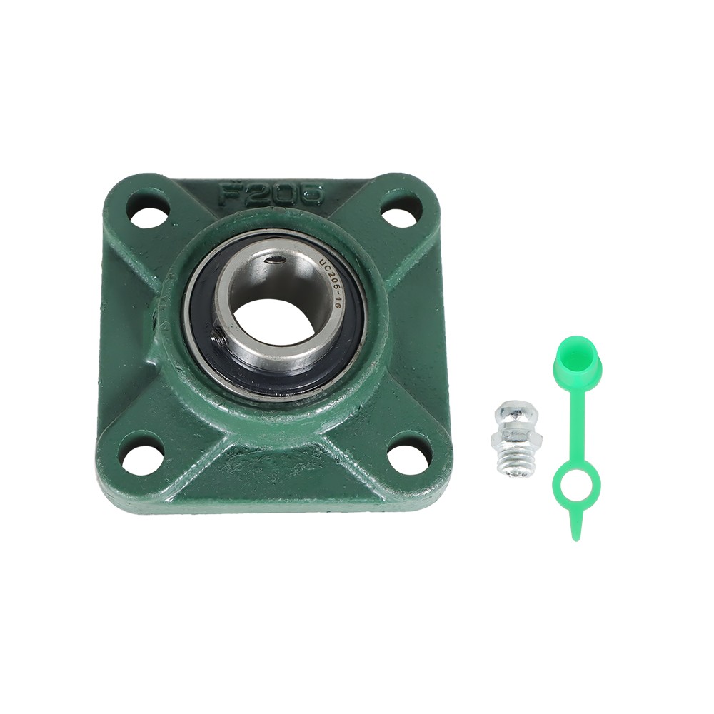 10 Pcs UCF205-16 Pillow Block Flange Bearing 1″ Bore 4 Bolt Solid Base