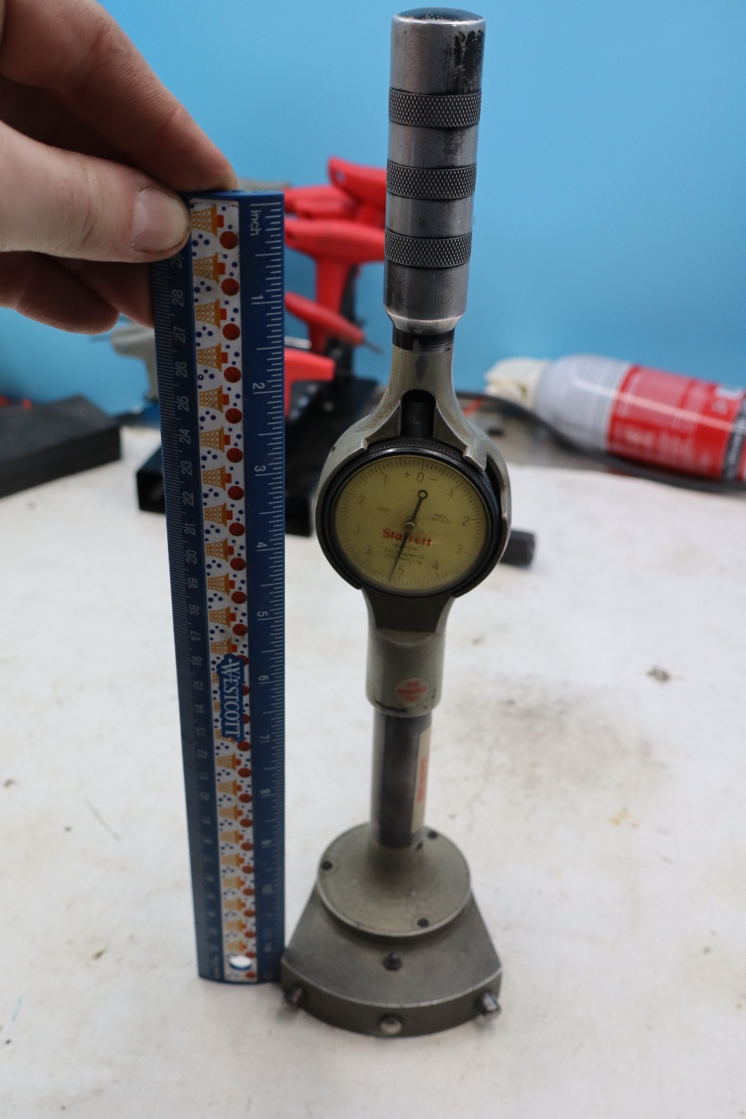 Starrett No. 84-111-6 Dial Bore Gage 5.000″-8.125″ Range, .0001 Resolution