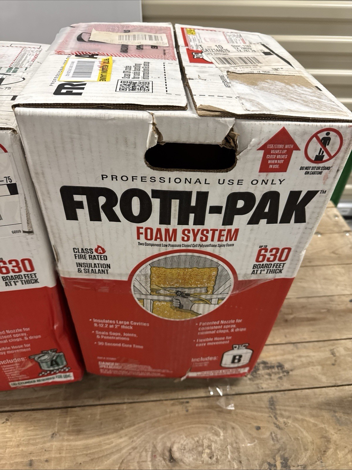 Froth Pak 630 Spray Foam Insulation Kit, Closed Cell 2-Part Foam, 15ft Hose