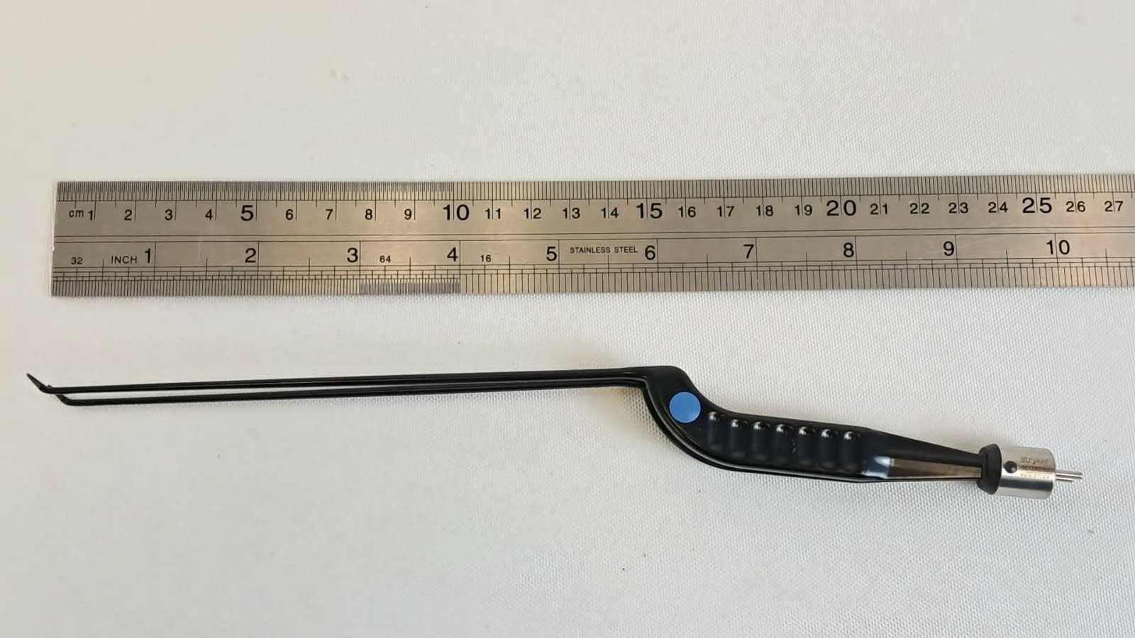 Stryker 6750-250-507 SILVERGlide Non-Stick Bipolar Forceps 45° UP 0.7mm w/ Case