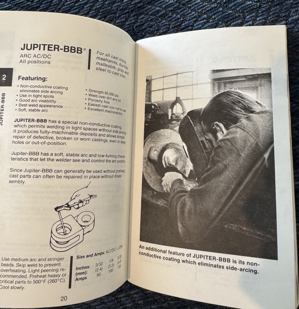 1984 Nassau Rockmount Welding Manual, Softcover, 96 pages