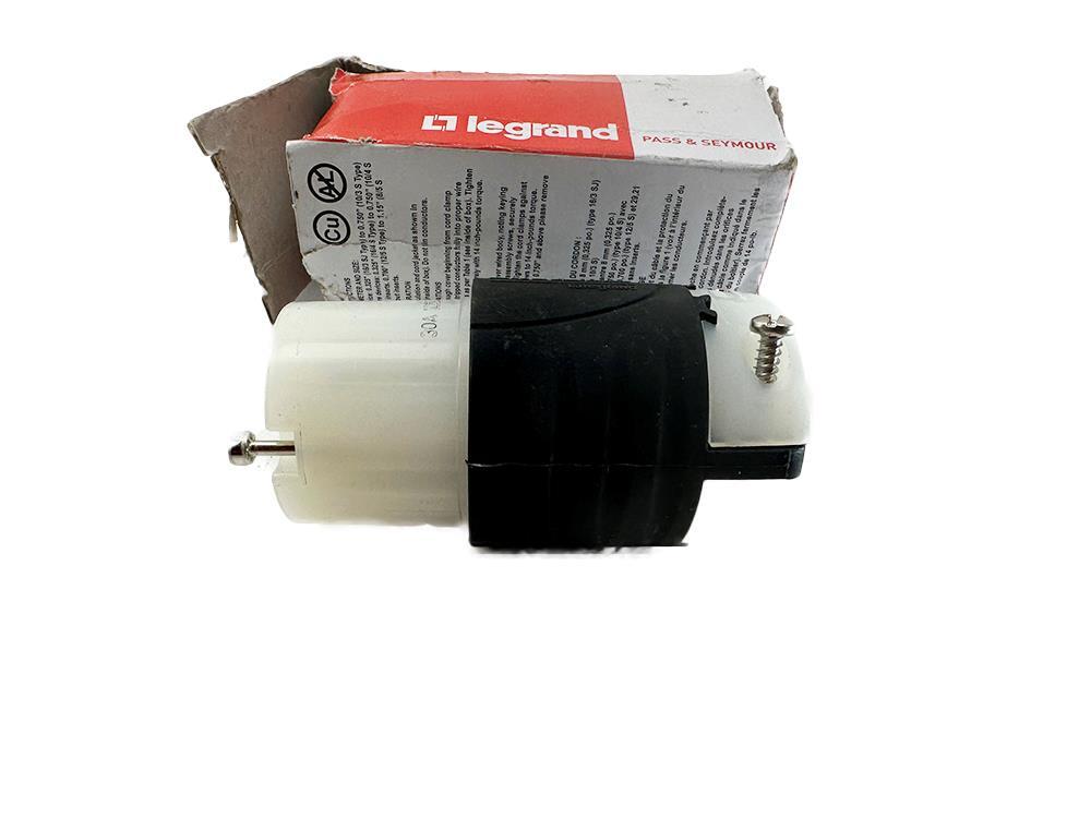 Pass & Seymour Turnlok Connector 30A, 125/250V 3P 4W L1430-C NEW FREE FAST SHIP