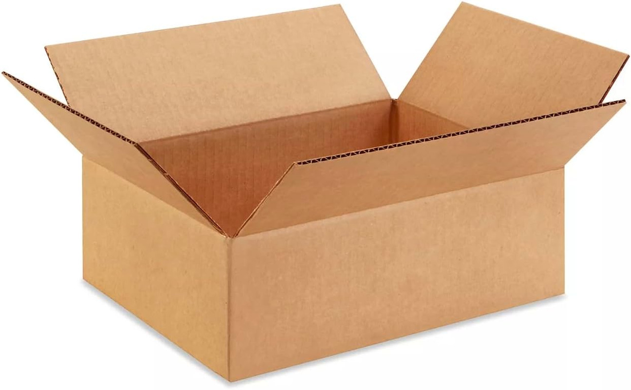 Medium Shipping Boxes 12″L x 9″W x 4″H, 25-Pack, Corrugated Cardboard