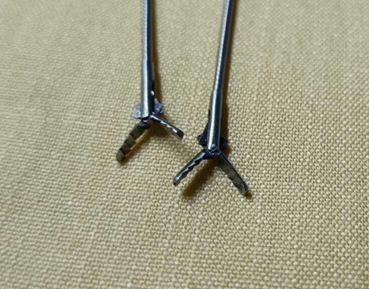 2pc Hysteroscopy Urology Flexible Grasper 5FR 60cm Reusable Surgical Instruments