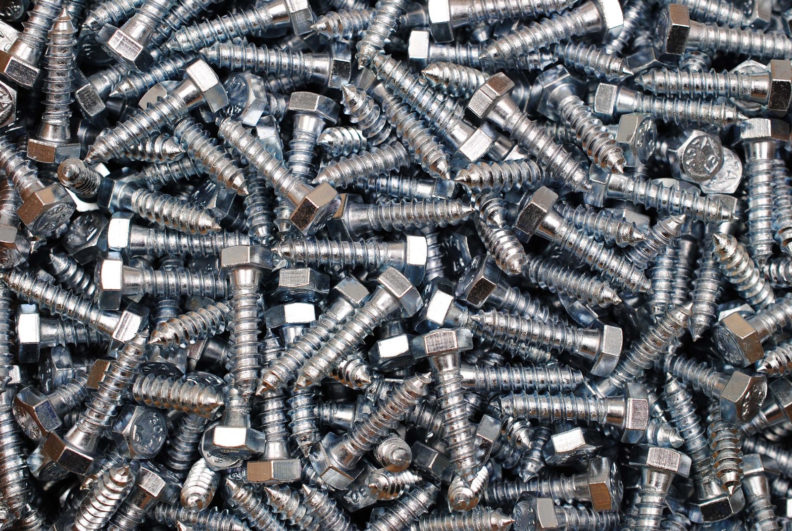 (200) Hex Head 5/16 x 1-1/4 Lag Bolts Zinc Plated Wood Screws A307