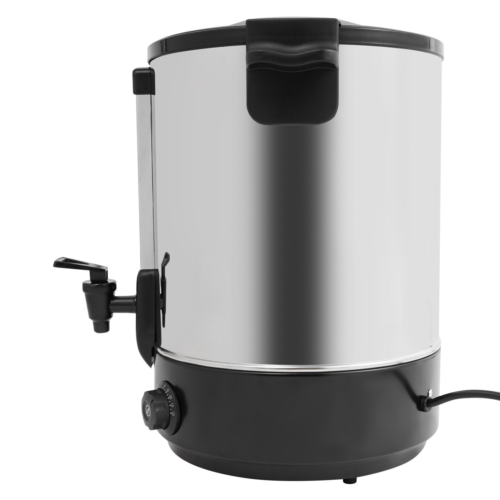 38L Commercial Eletric Hot Water Dispenser Countertop Water Boiler 110V Black