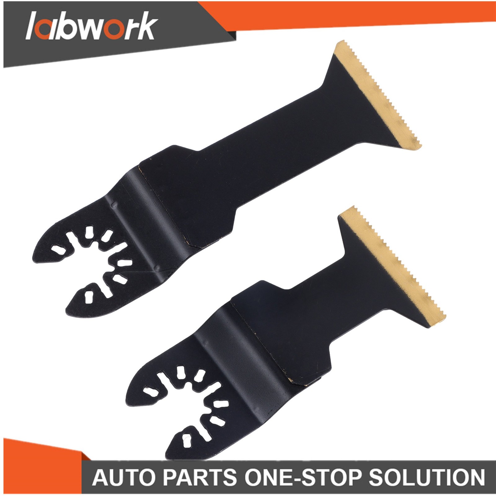 Labwork 12 Pcs Titanium Oscillating Saw Blades Extended Metal Cutting Blades