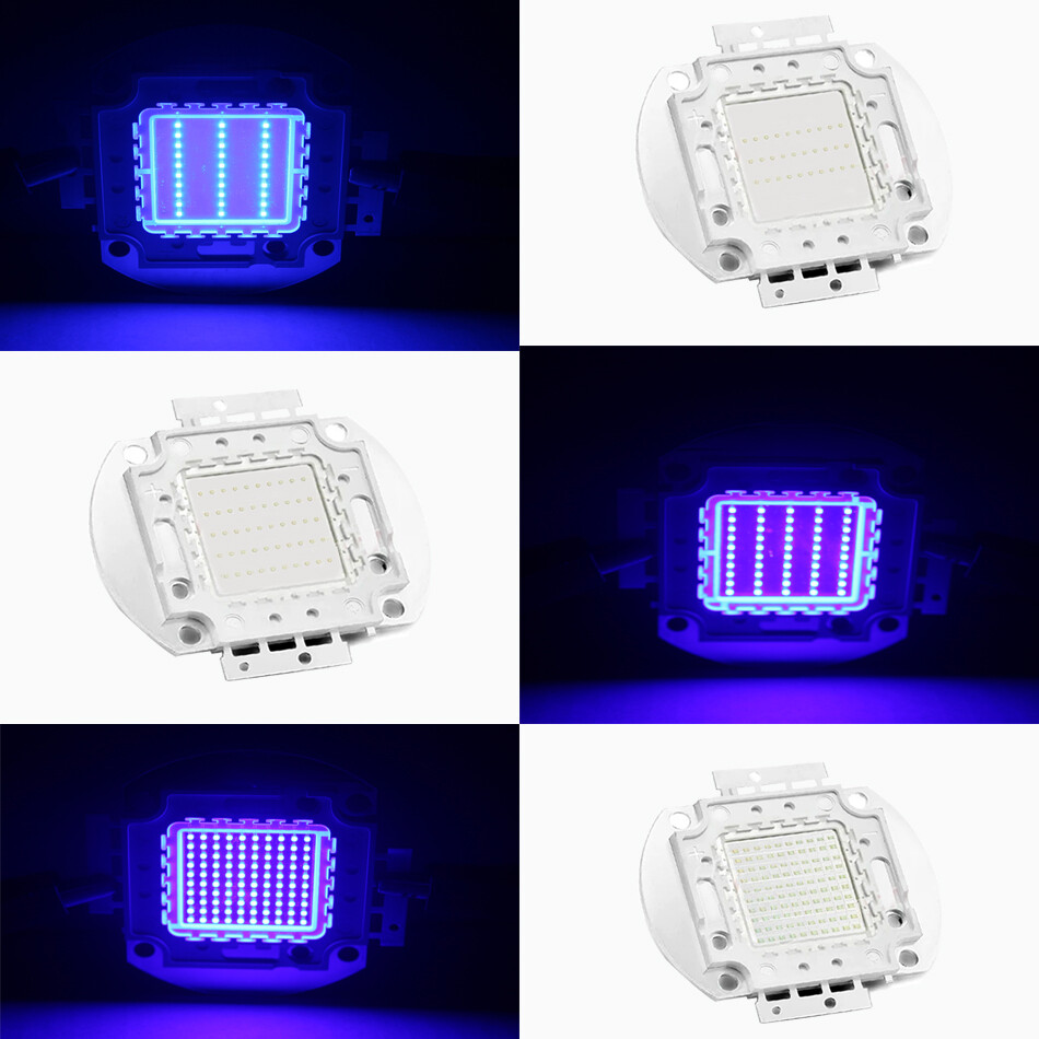 High Power Royal Blue SMD Led Chip Lamp Bulb 10W 50W 100W 445nm 460nm led Beads