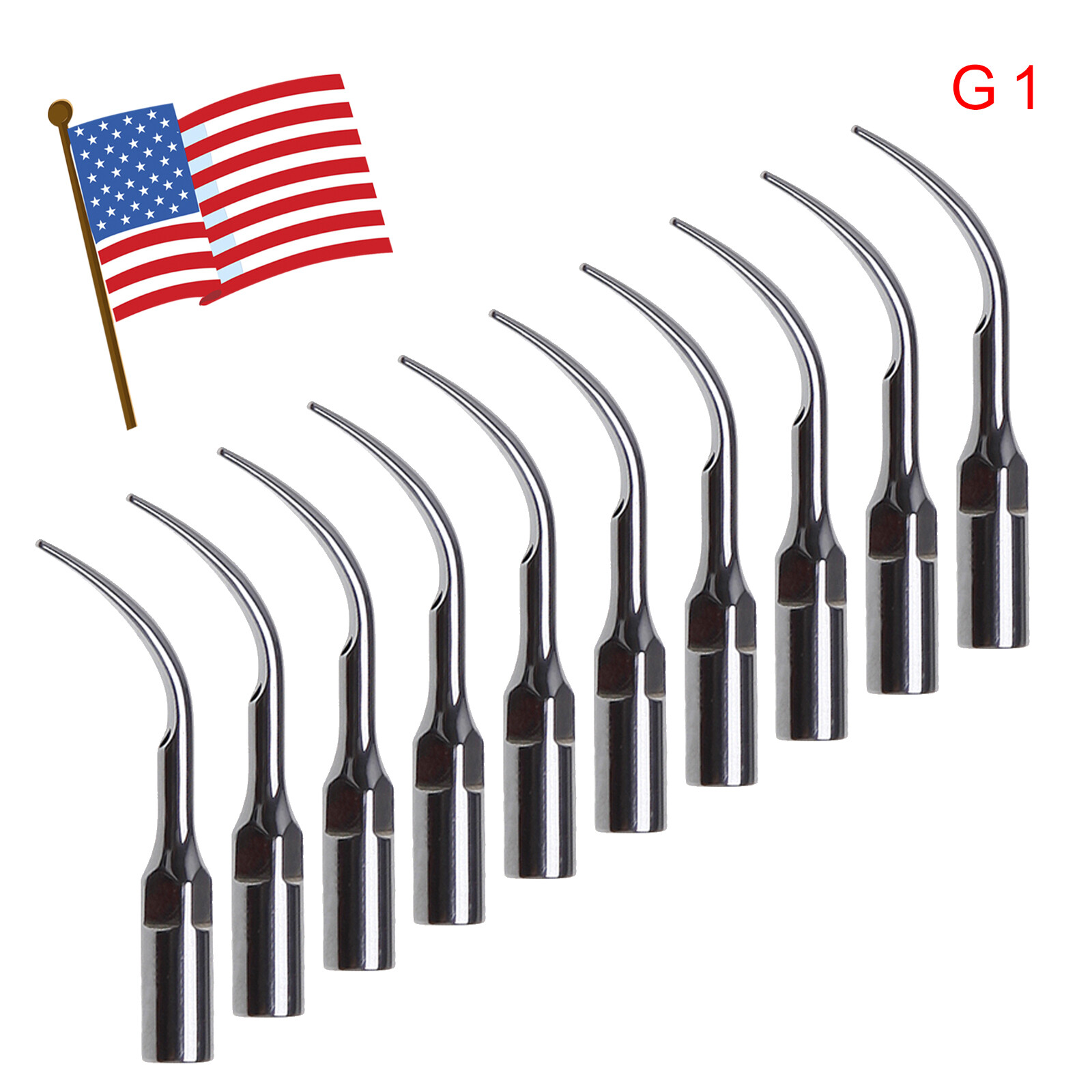 1-20*Dental Ultrasonic Piezo Scaler Scaling Tips G1 Fit EMS/Woodpecker Handpiece