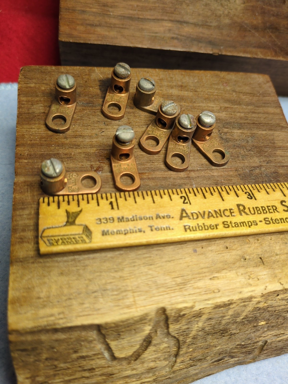 (8) T&B BKB L35 Mechanical Lug Terminal 8 AWG-14 Sol, Copper NOS
