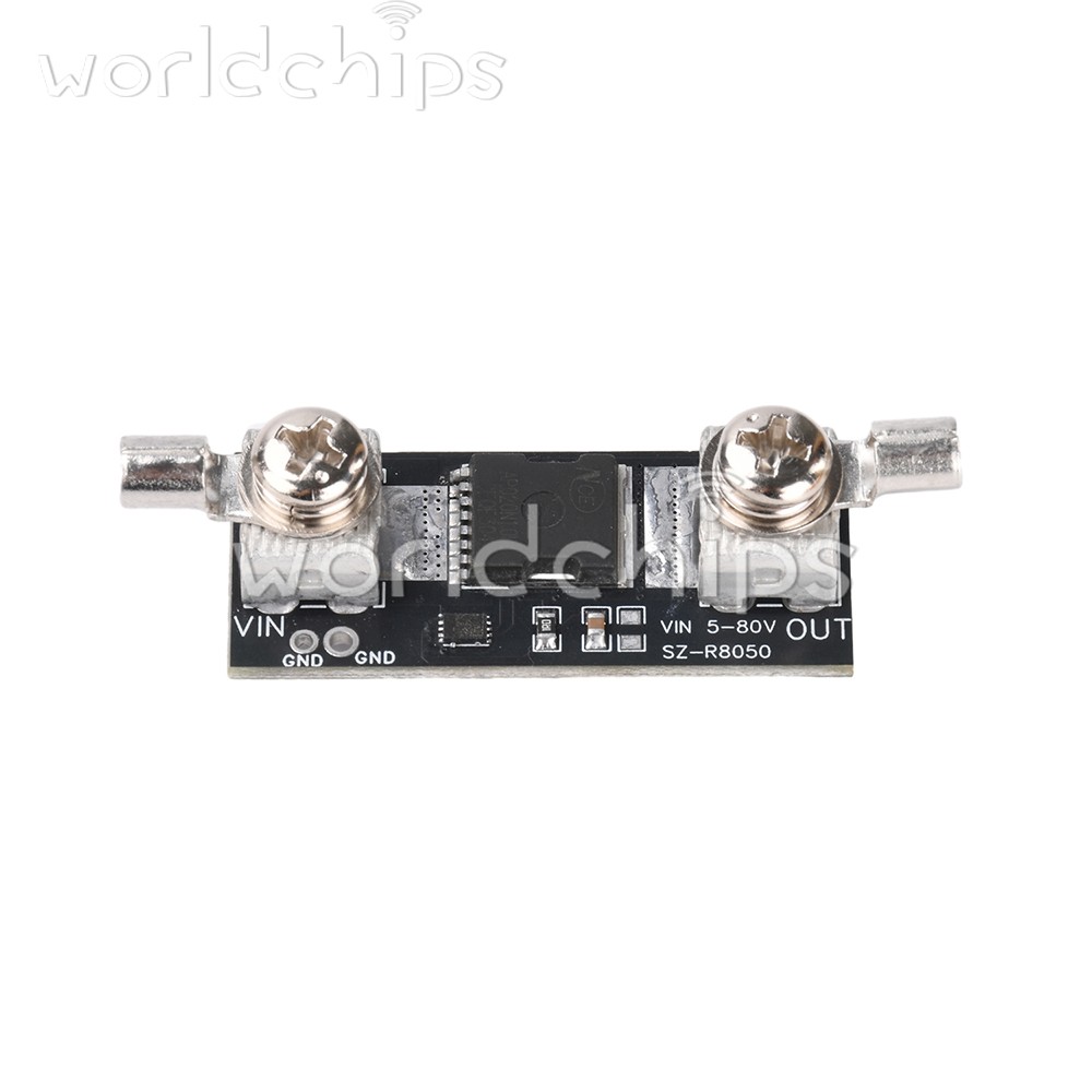 80V 50A Ideal Diode Module, 2mΩ Low Voltage Drop MOSFET for Power Supply