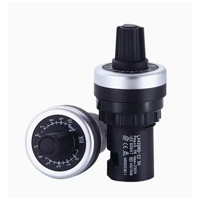 4-20 Pack LA42DWQ-22 22mm Panel Mount Potentiometer, 5K/10K Ohm, 2W 250V USA