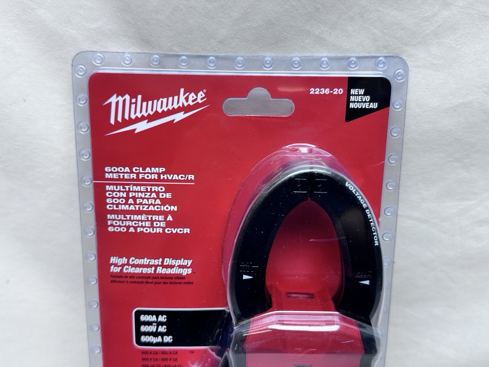 Milwaukee 2236-20 Clamp Meter for HVAC/R – Red