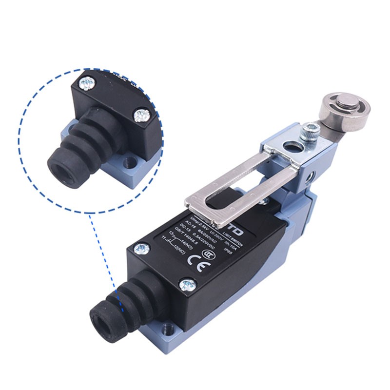 TZ-8 IP65 Limit Switch Actuator Adjustable: Roller Arm Rod Spring Coil Button