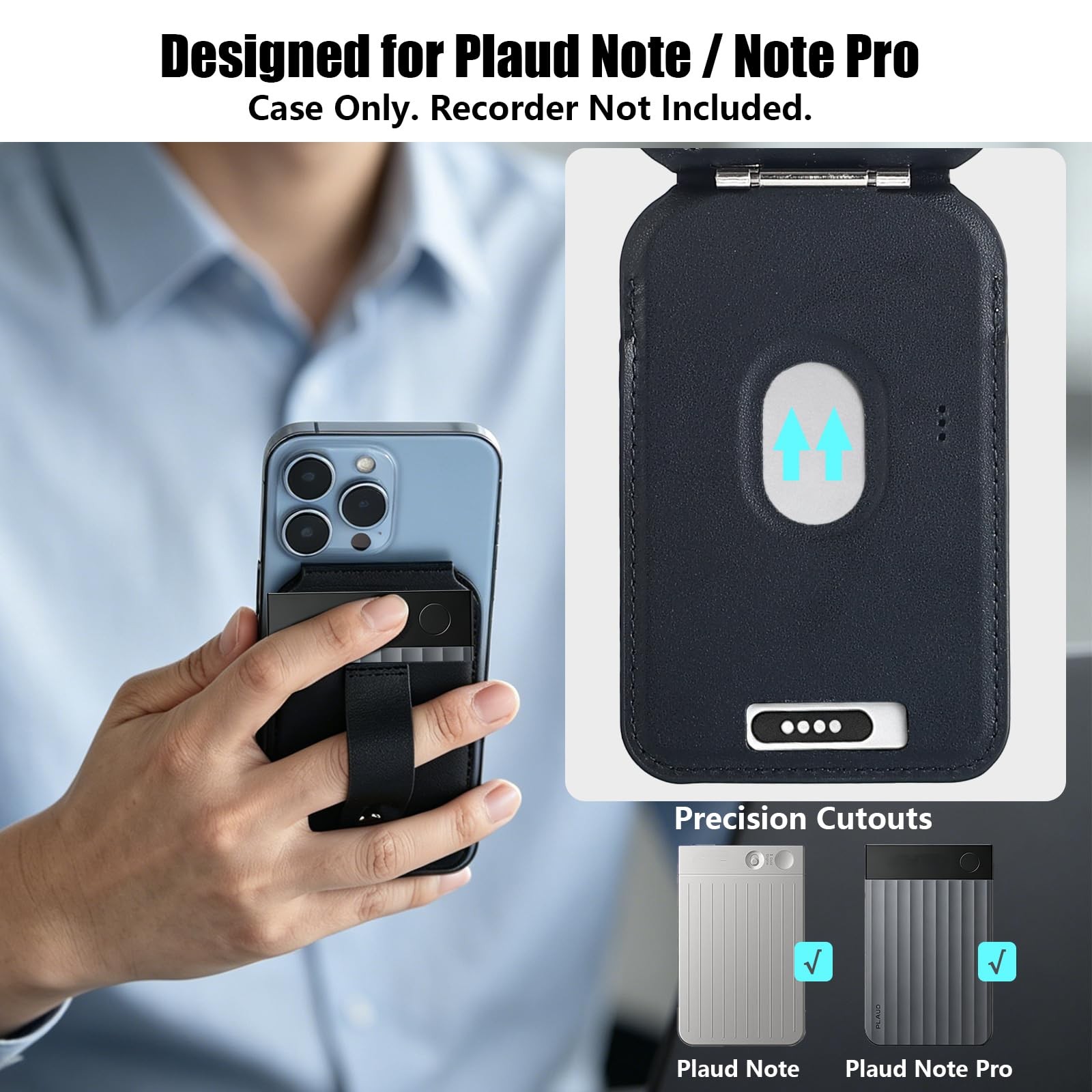 Magnetic Case for Plaud Note/Plaud Note Pro, All-in-One Carry