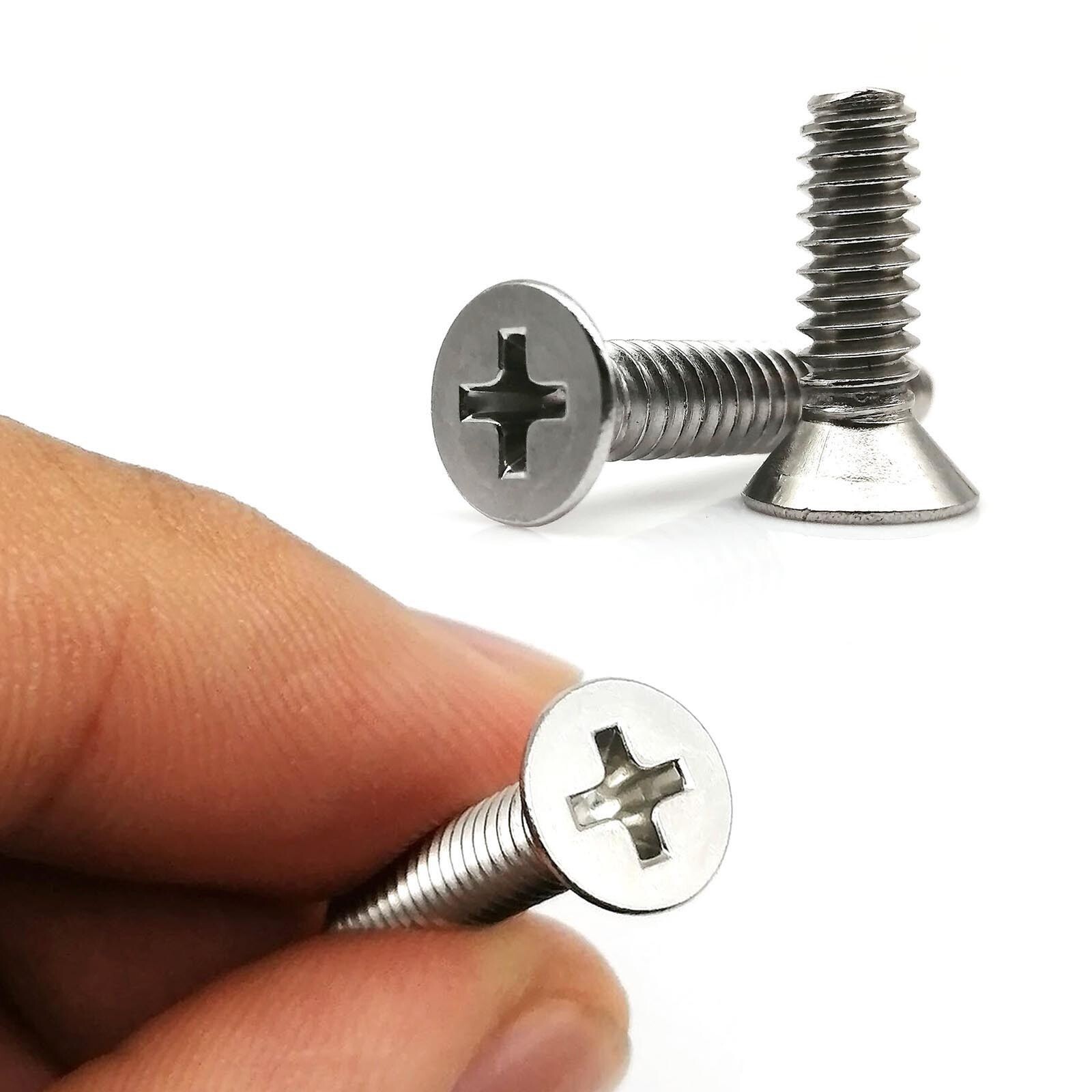 M5 Phillips Machine Screws stainless steel Countersunk Flat Head Bolts DIN 965