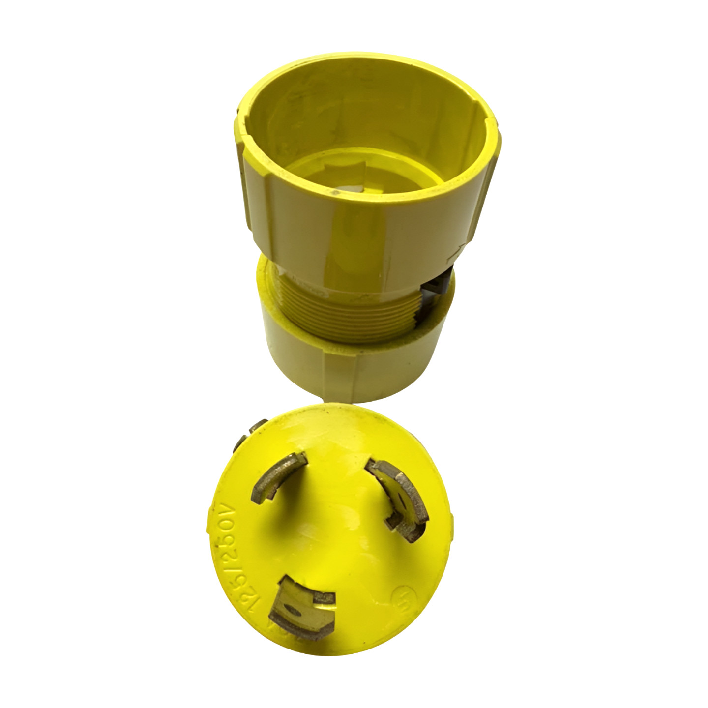 Slater Medalist 3331-P SST Locking Cord Cap Male Plug, 3-P, 3-W, 30A, 125/250V