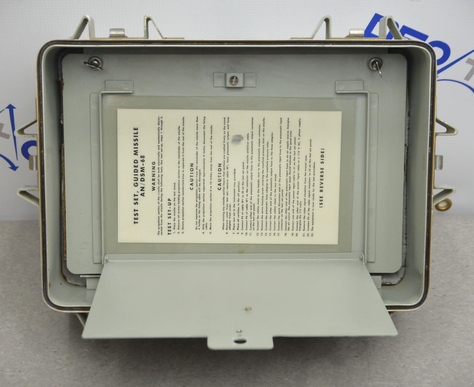 NAVEWEPS Guided Missile Test Set AN/DSM-68 63A3D100 – 1965