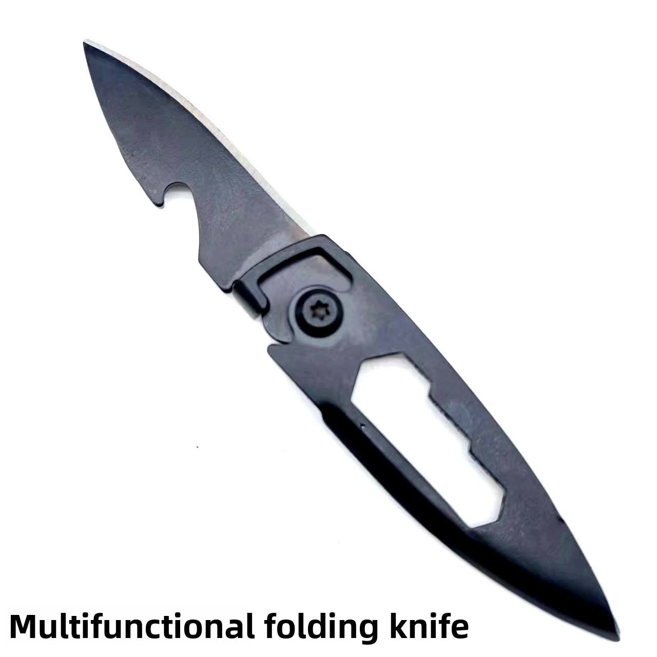 Mini Multifunctional Assisted Opening Pocket Knife/Bottle opener Keychain Knife