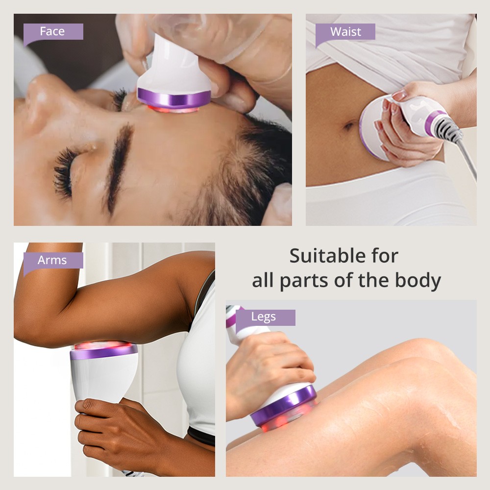 Pro 4 Attachments Beauty Machine for Improve Sagging Skin & Targeted Body Zones