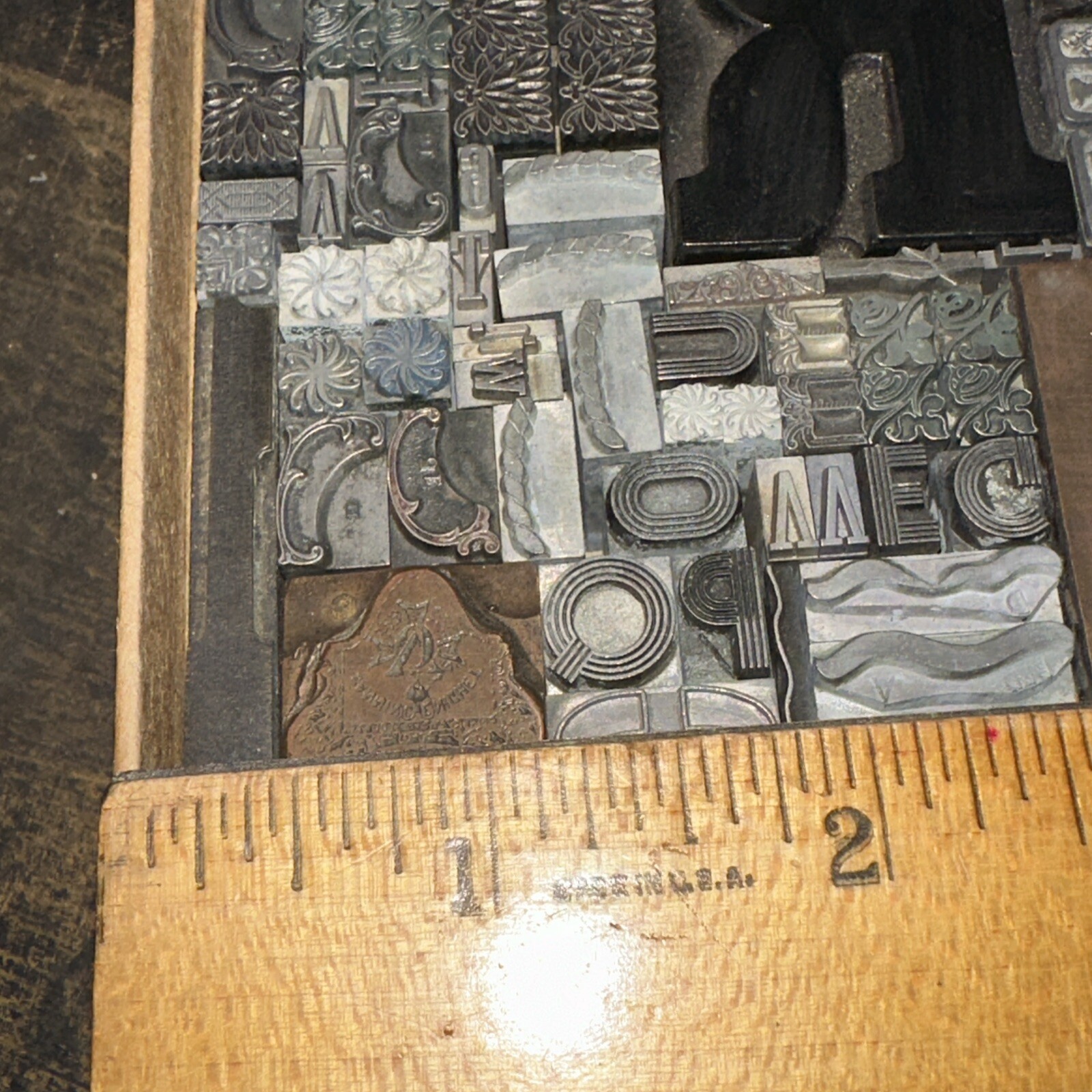 Printing Blocks Ornamentals Borders Dingbats. Wonderful Variety!! #54 Beautiful!
