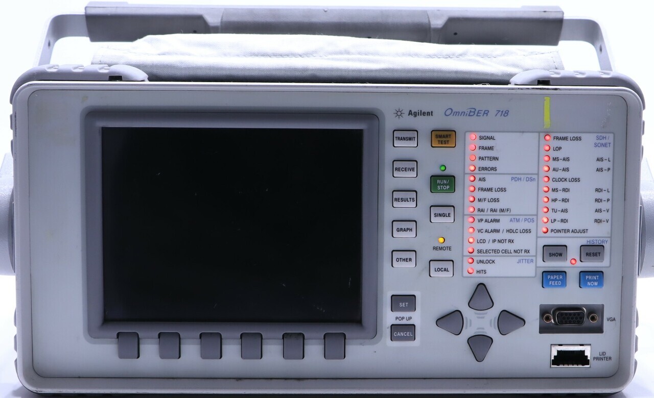 * AGILENT OMNIBER 718 37718B OPT 002 012 104 300 350 601