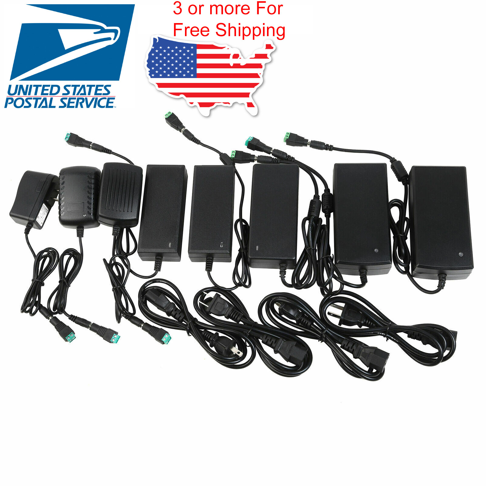 12V 1A 2A 3A 5A 6A 8A 10A Power Supply AC to DC Adapter for 5050 LED Strip Light