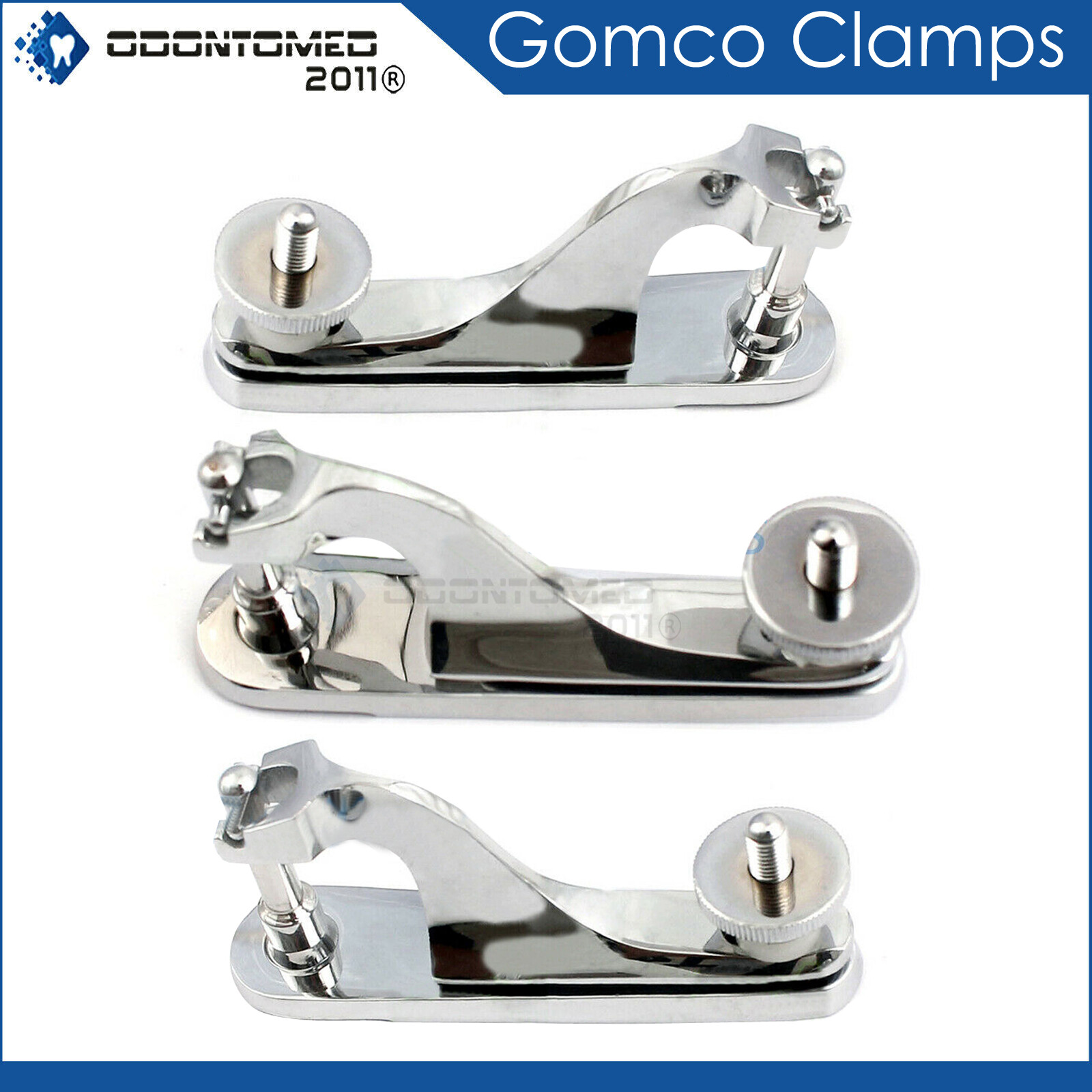3 Gomco Circumcision Clamp 1.1cm, 1.3cm, 1.45cm UroIogy Instruments Set