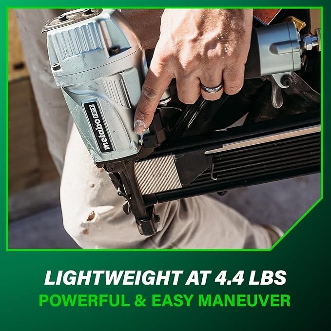 Metabo HPT 7/16 Standard Crown Stapler, 16 Gauge, Pneumatic, N5008AC2 | Roof