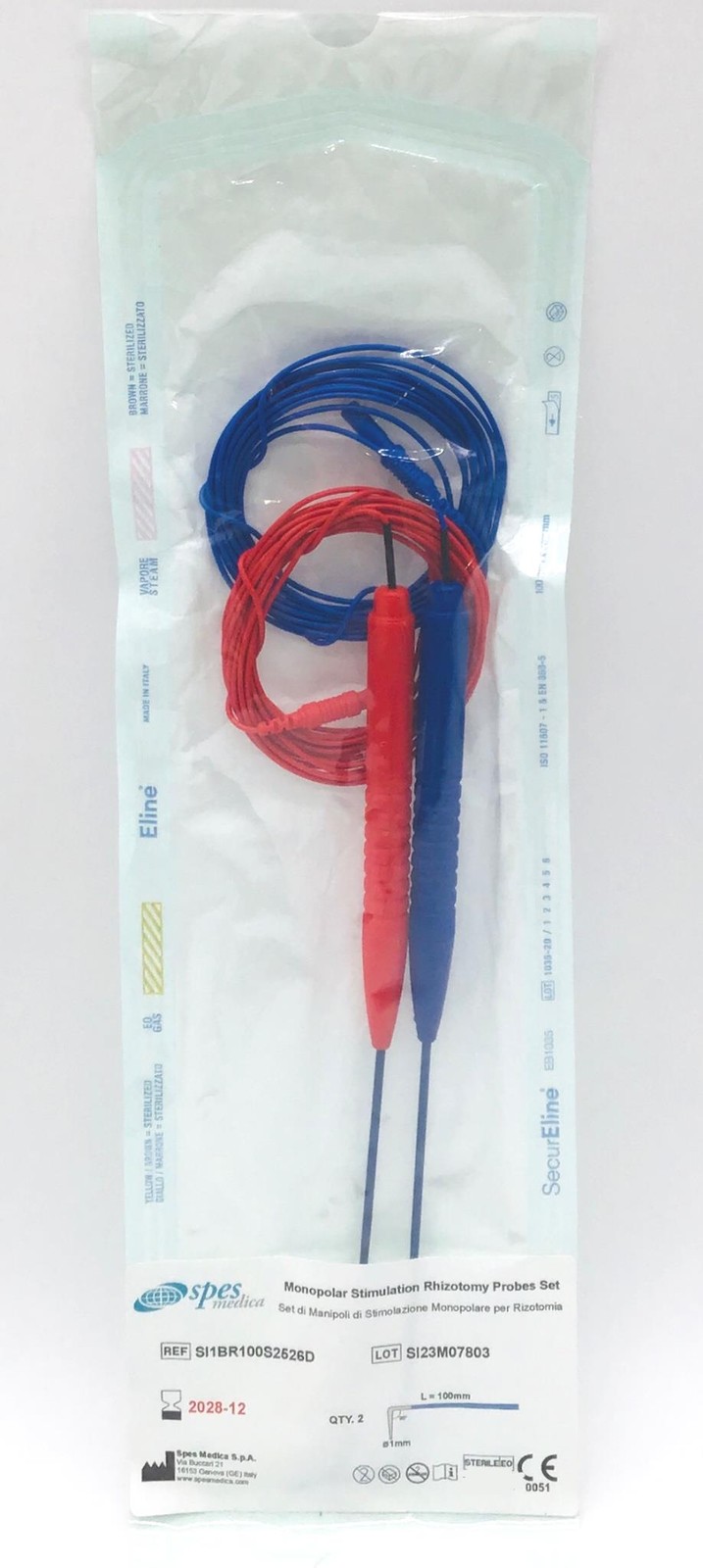 Spes Medica SI1BR100S2526D Monopolar Stim Probe Set