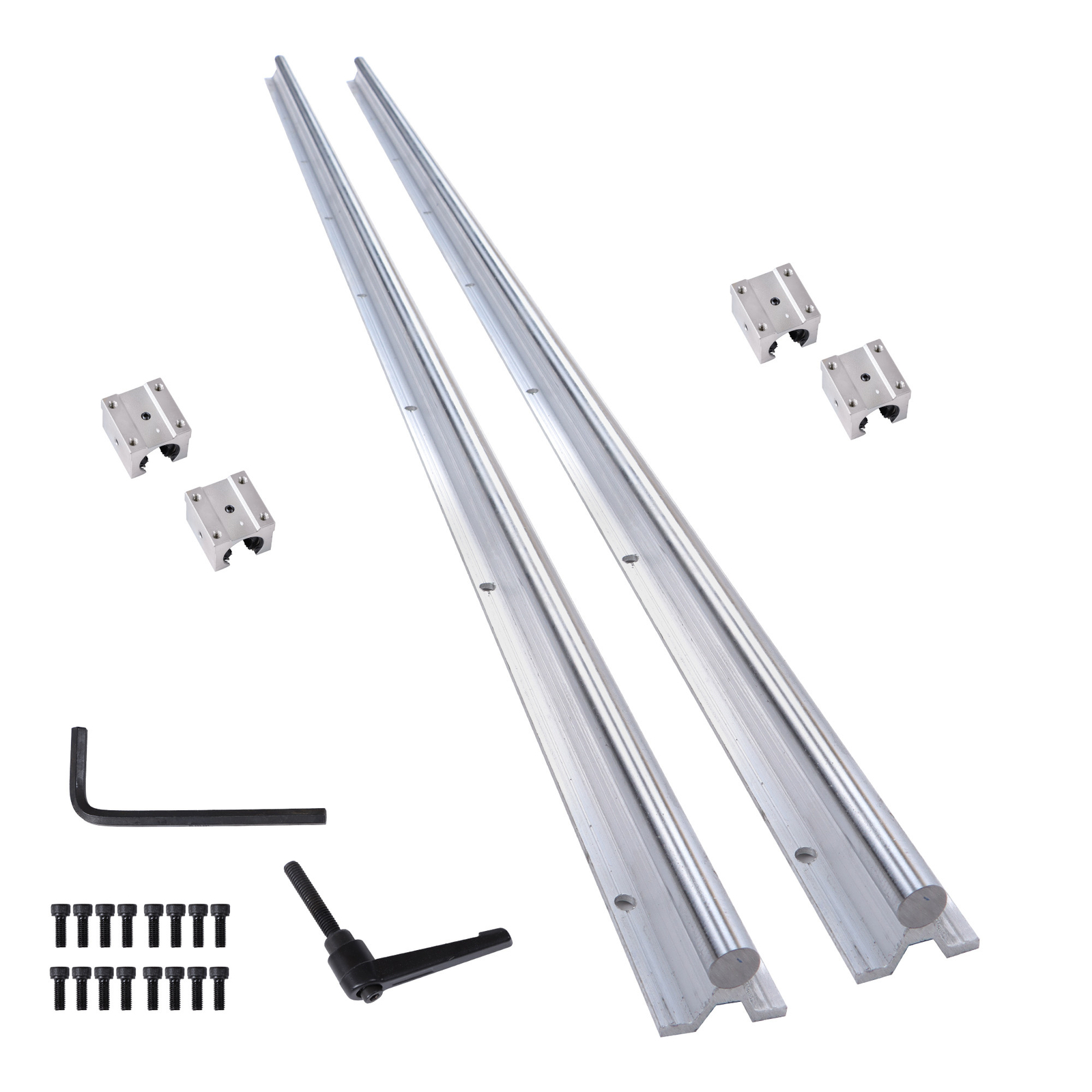 SBR16-1500mm Linear Rails +4 SBR16UU Blocks for CNC Router/Lathe