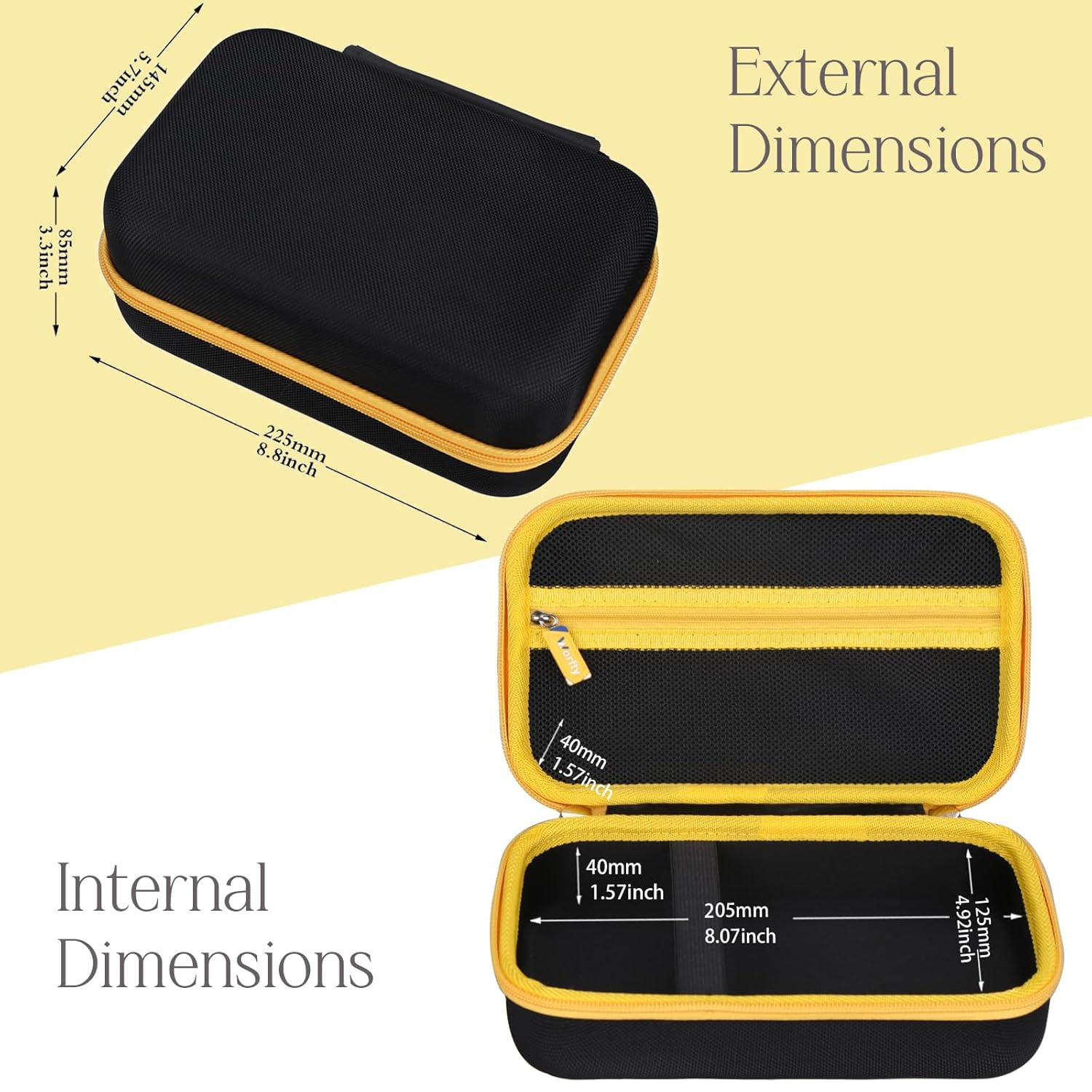Case for Fluke 87-V/ 77 IV/ 83V/ 88 Industrial Digital Multimeter, Large Capacit