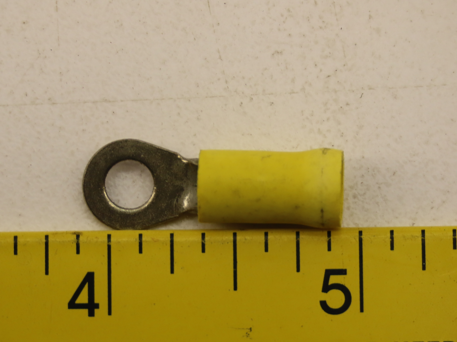 500Pcs 12-10AWG 3/16″ Insulated Ring Terminals Wire Crimp Connector Yellow