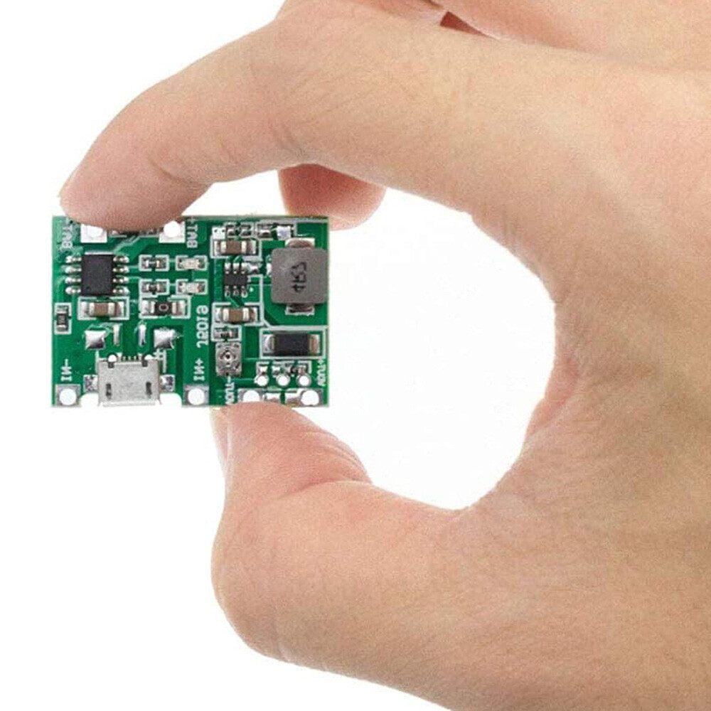 10PK Micro USB 3.7V 18650 Lithium Li-ion Battery Charger Module Boost Step up 5V