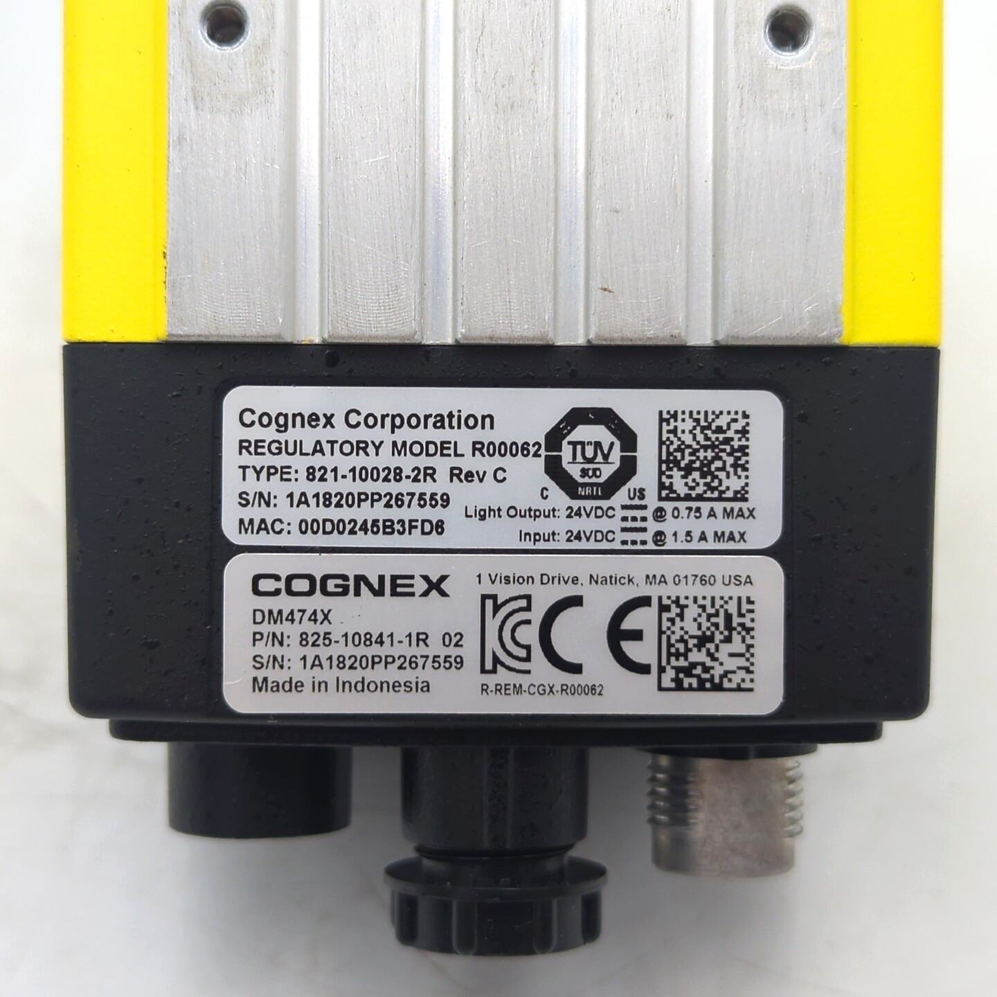 Cognex Dataman 825-10841-1R DM474X 470 series reader Used