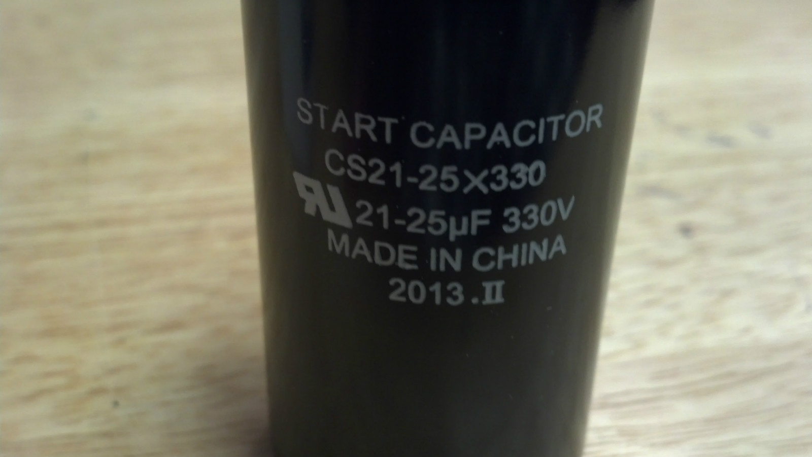 Capacitor, Start, 21-25 MFD, 330 VAC, SUPCO PART# CS21-25X330