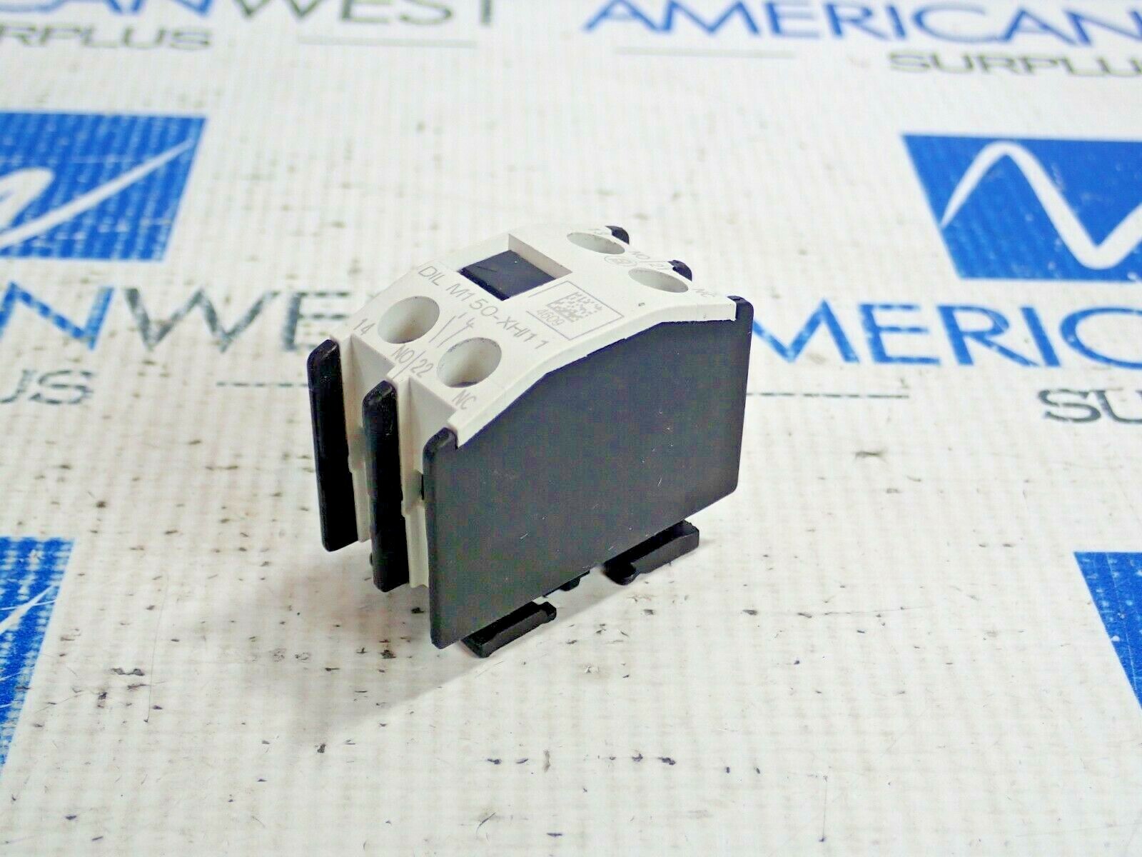 MOELLER DIL M150-XHI11 AUXILIARY CONTACT BLOCK 600VAC 250VDC