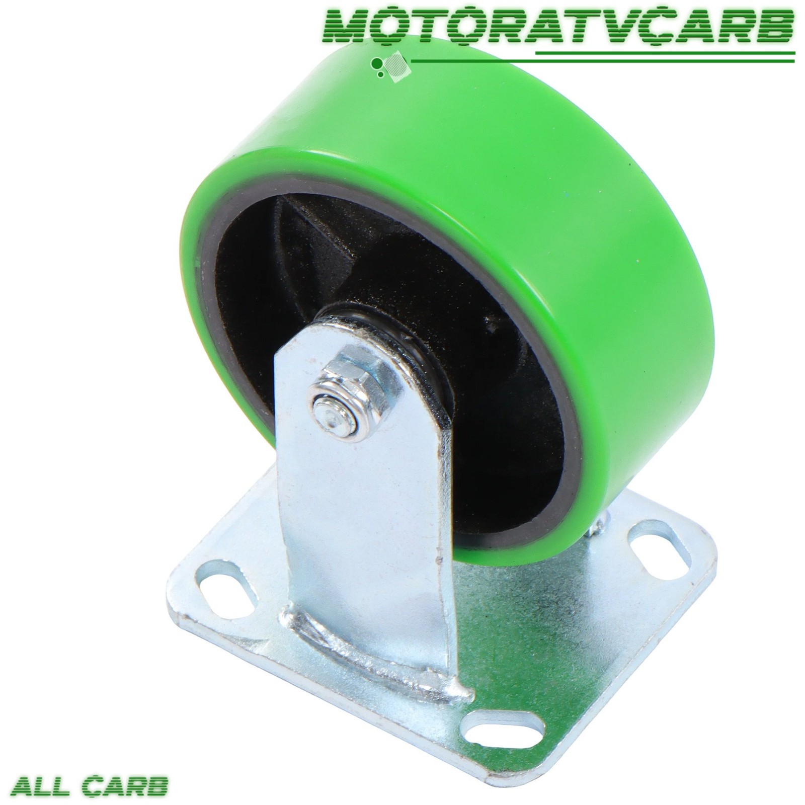 ALL-CARB 5″ Casters Two Straight, Two Side Brakes Heavy Duty Capacity to 4000 lb