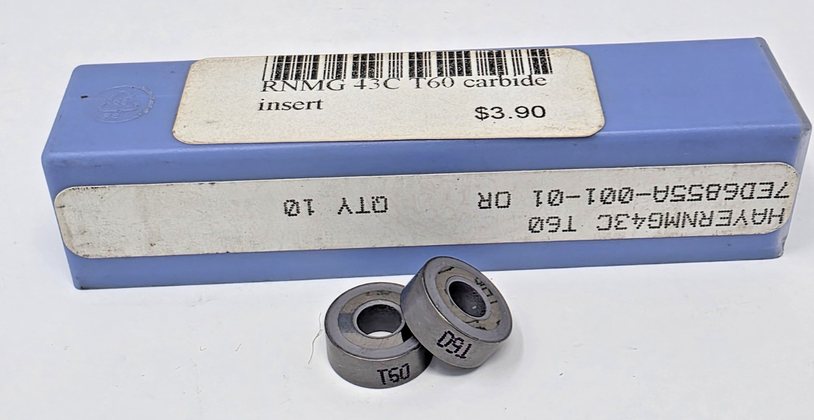 HERTEL RNMG 43C T60 Carbide Turning Inserts Box of 10