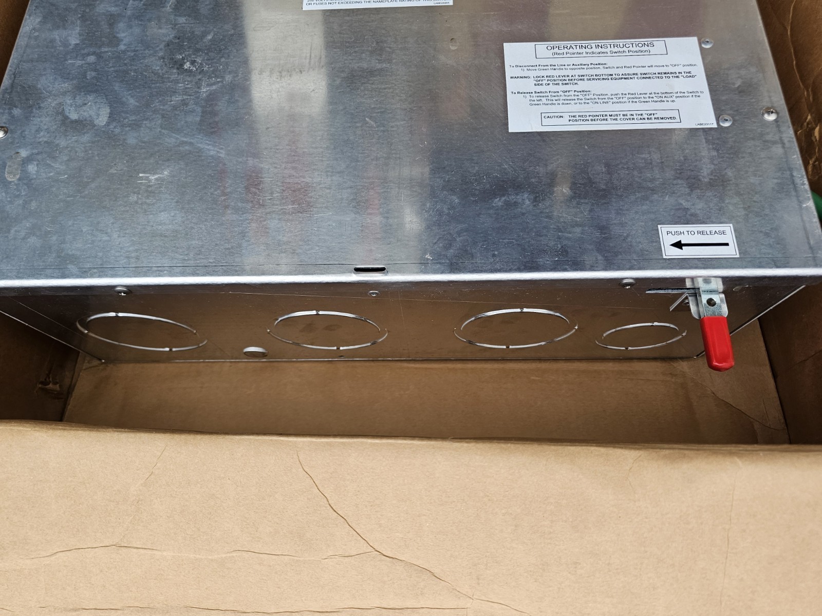 Ronk 7816 Meter-Rite Double Throw Transfer Switch 400 AMP 3 Phase