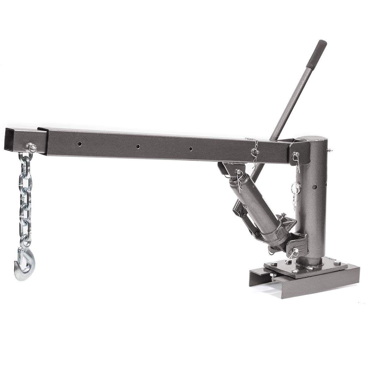 Stark USA 1/2 Ton Capacity Pickup Truck Extra Hoist Lift 5-1/2″ x 8″, Grey