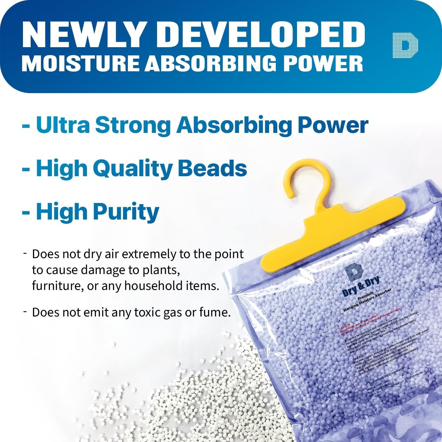 Essential 4 Pack Small Dehumidifiers – Moisture Absorbers for Any Room