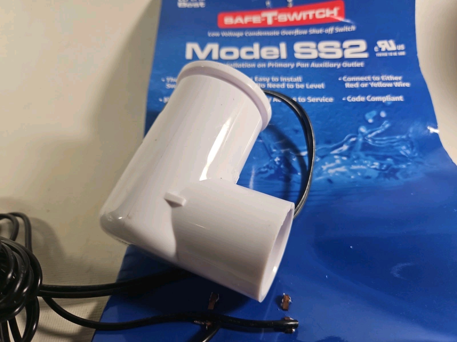 RectorSeal Safe-T-Switch SS2 Low Voltage Condensate Overflow Switch