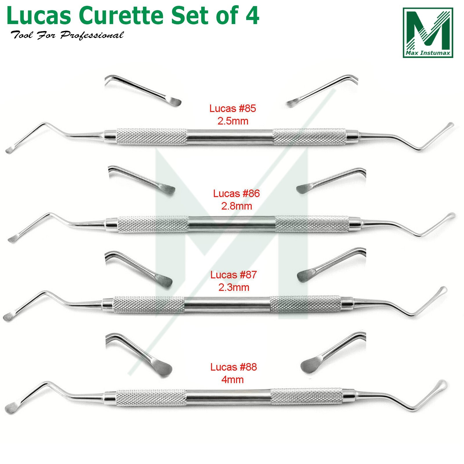 Microsurgery Vista Tunneling Kit Dental Sinus Lift Elevators Periotome Cassette