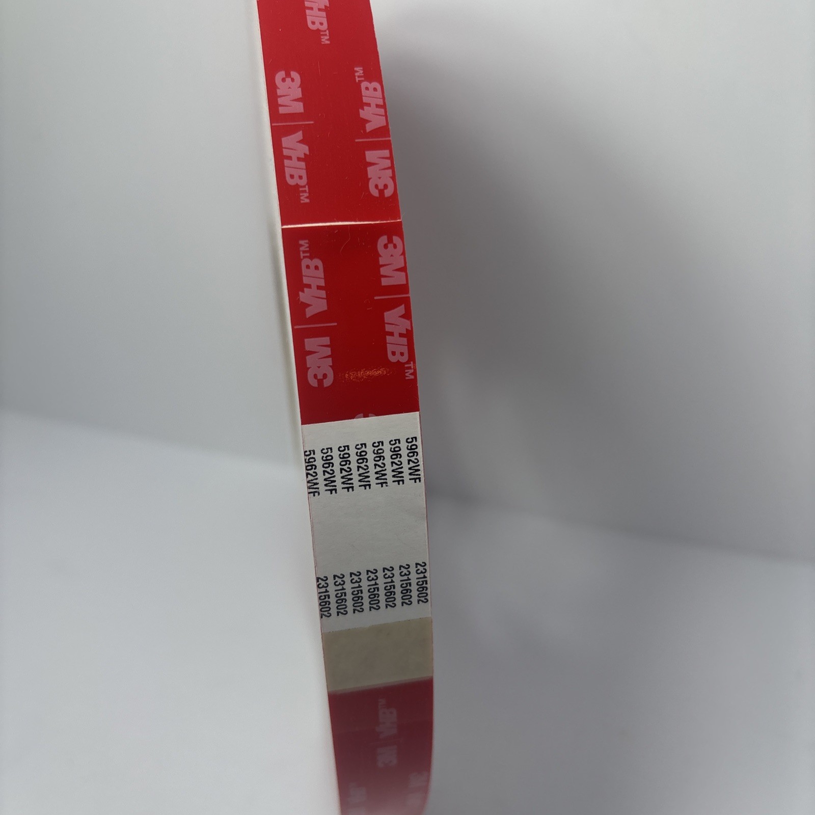 New! VHB 3M 5962WF White Double-Sided VHB Adhesive Tape 3/4” x 36 yards 5962 QTY