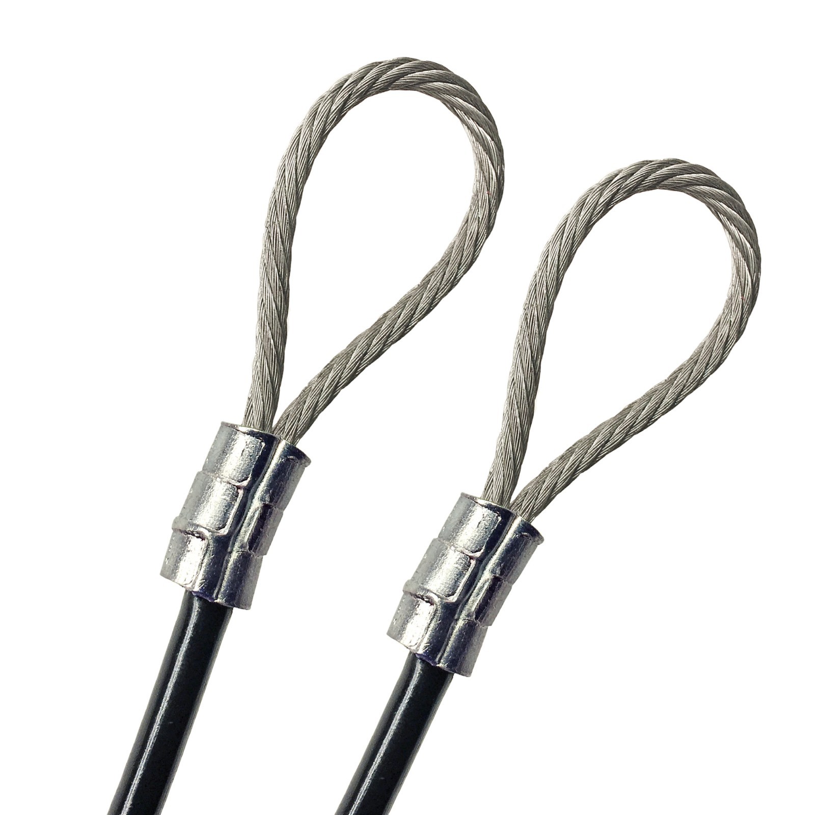 Black Vinyl Coated Galvanized Steel Cable 1/8″-3/16″ Diameter 7×19 Strand