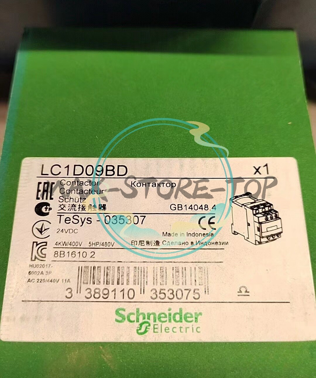 1PCS Brand New Schneider Contactor LC1D09BD LC1-D09BD DC24V Fast Delivery
